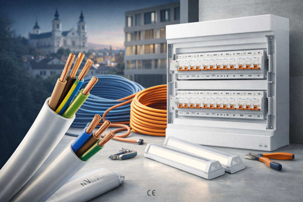 Elektros prekės, kabeliai ir laidai - pristatymas visoje Žemaitijoje