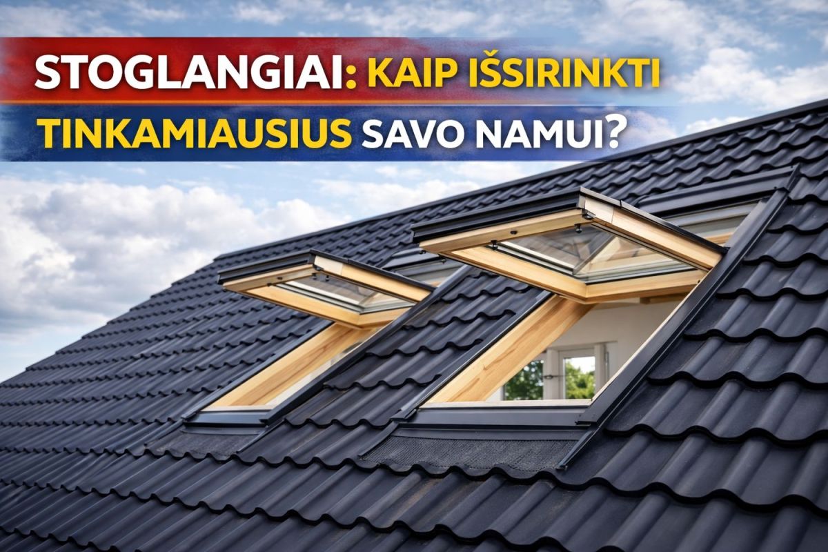Stoglangiai: kaip išsirinkti tinkamiausius savo namui?