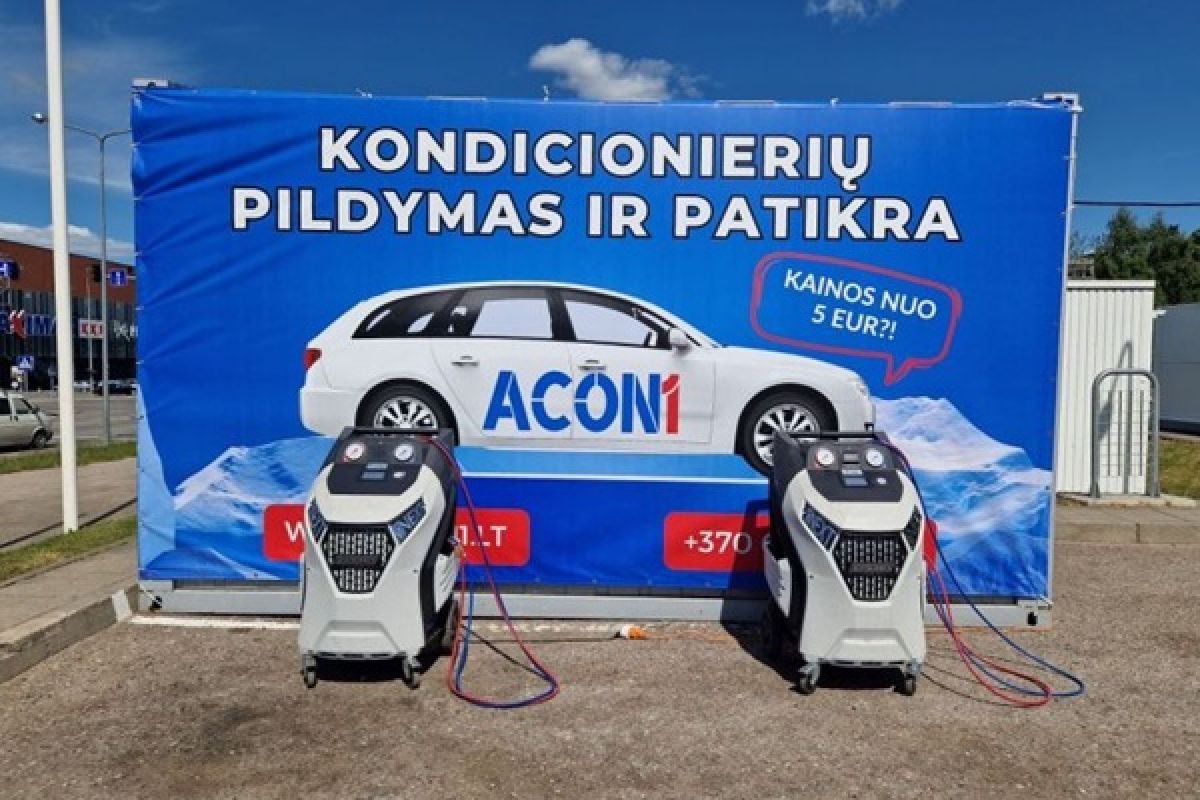 ACON1 – profesionalus automobilių kondicionierių pildymas ir patikra visoje Lietuvoje