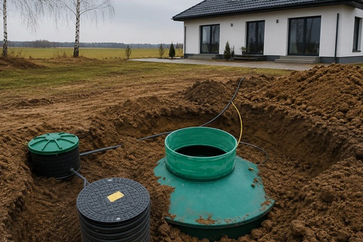 Buitinių nuotekų įrenginių montavimas ir žemės kasimo darbai Marijampolės apskrityje