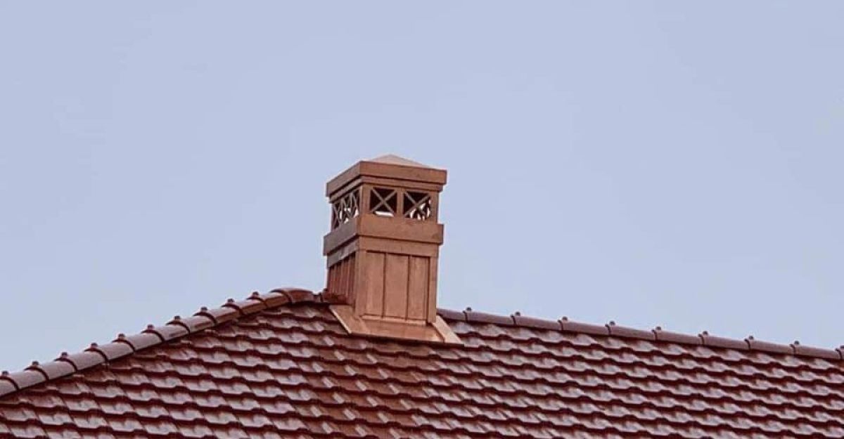 Varinis kamino apskardinimas ir stogo danga, Kretingos rajonas
