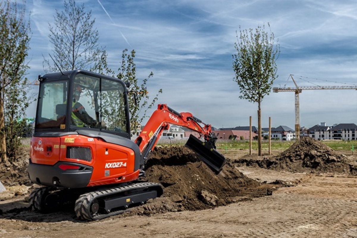 Mini ekskavatorius KUBOTA KX27-4 nuomai Vilniuje