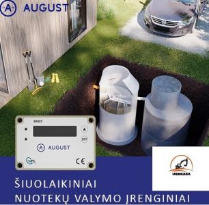 August ir ko biologiniai nuotekų valymo įrenginiai  +37067758600. Tvenkinių kasimas, valymas.