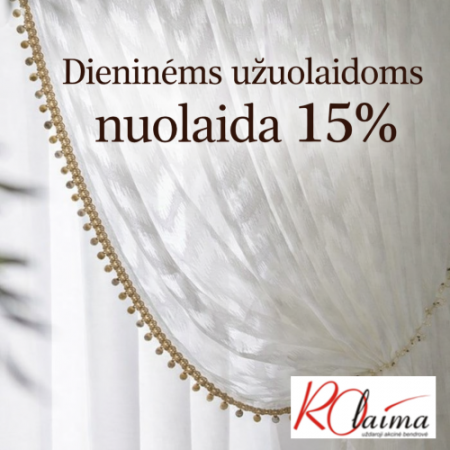 Sausio mėnesio pasiūlymas