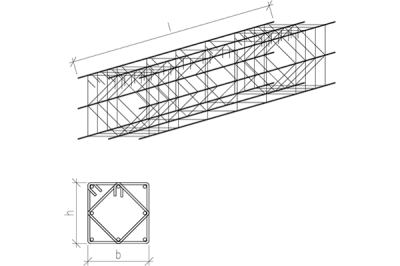 Armatūros karkasai kolonoms