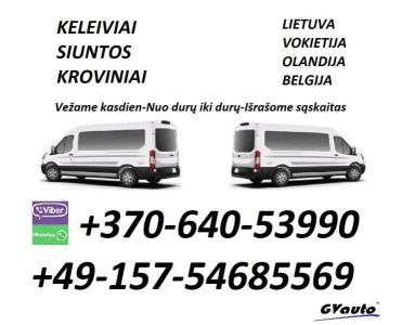 GV AUTO, UAB - keleivių pervežimas, siuntos ir perkraustymas Lietuva, Vokietija, Olandija, Belgija