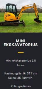 DRUSVITA, MB - statybinės technikos nuoma, gerbūvio darbai Vilnius, Vilniaus apskritis