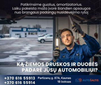 Automobilio važiuoklės diagnostika ir remontas