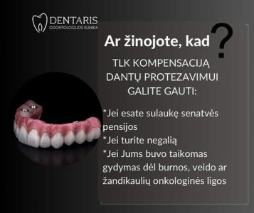 Kompensacija dantų protezavimui