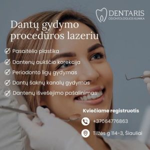 Endodontinis gydymas dantų kanalų priežiūrai