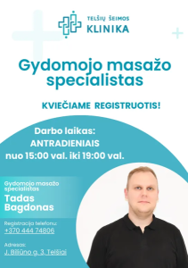Gydomasis masažas Telšiai