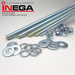 INEGA, UAB - tvirtinimo elementai, tvirtinimo detalės, įrankiai, medvaržčiai, didmeninė, mažmeninė prekyba Plungė