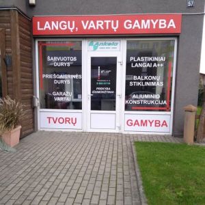 Langų, vartų gamyba Panevėžyje