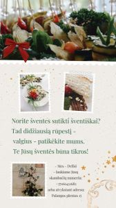 Gausus banketinis stalas jūsų šventei Kretingos rajone, Vydmantuose