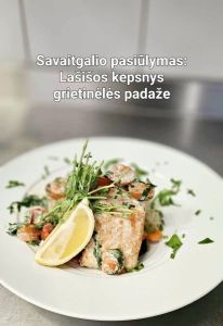 Skanūs savaitgalio pietūs šeimai jaukioje aplinkoje