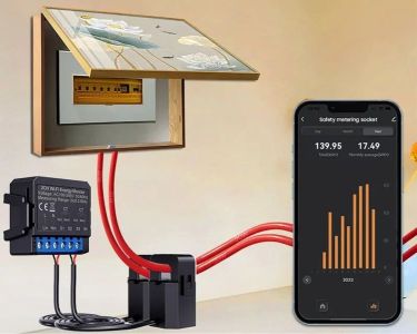 Avatto WiFi išmanusis dvikryptis energijos skaitiklis