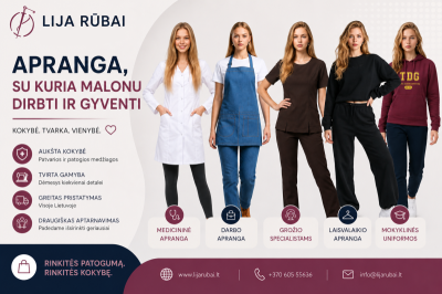 Laisvalaikio ir darbo apranga Telšiai