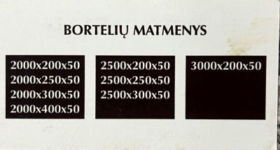 Pamatų borteliai Žemaitija