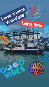 LAIVAS BRIZO - pramoginis laivas, laivo nuoma Klaipėdoje