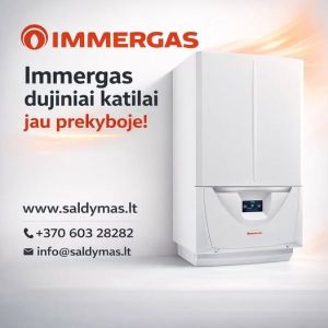Immergas dujiniai katilai – jau prekyboje!