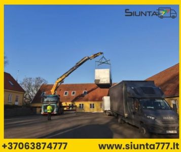 Paletinių ar stambiagabaričių krovinių iki 3 tonų gabenimas