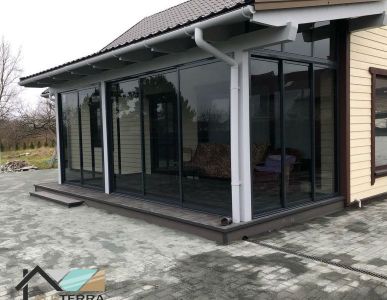 ALUTERRA, MB - aliuminio profilio sistemomis stikliname terasas, verandas ir stogines  Šilalė, Vakarų Lietuva