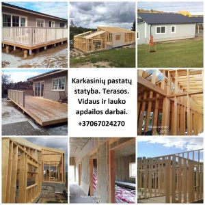 FRAMERIS, MB -  Framer - mediniai karkasai, karkasiniai namai, pirtys, terasos statyba Alytus, Marijampolė, Druskininkai
