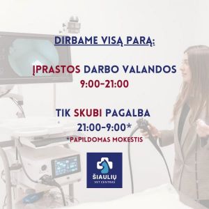 Klinika Šiaulių veterinarijos centras -  veterinarinė klinika, veterinarinės paslaugos, skubi veterinarinė pagalba Šiauliuose
