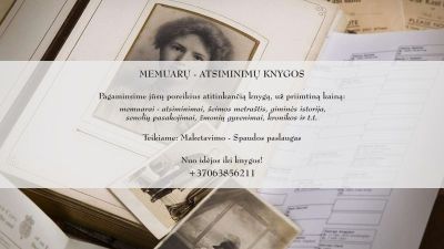 Knygų spausdinimas ir leidyba individualūs užsakymai Vilniuje