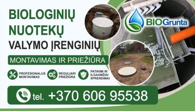 Biogrunta –  lauko inžinerinių tinklų įrengimo ir žemės darbų įmonė