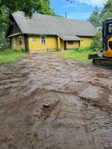 Gerbūvio darbai, sklypo formavimas, lyginimas, paruošimas