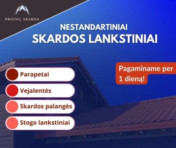 Kokybiški skardos gaminiai namams ir pramonei Prienai