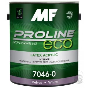 Aksominio blizgesio vidaus dažai Proline Eco Velvet