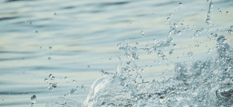 Wasser im arsch