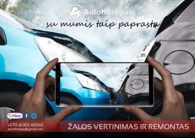 AUTOKOREGA, UAB - automobilių kėbulo remontas, kėbulo dažymas, įlenkimų šalinimas be dažymo, draudiminių eismo įvykių administravimas Klaipėdoje