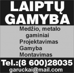 LAIPTŲ GAMYBA