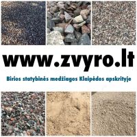 ARMO group, MB - žvyras, smėlis, skalda, juodžemis, gruntas, dolomitas prekyba su pristatymu Klaipėdoje, Kretingoje, Gargžduose, Palangoje
