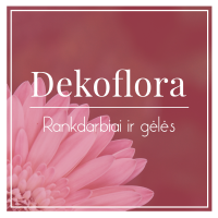 Dekoflora  - gėlių ir dekoro studija - proginės, vestuvinės gėlių puokštės, gėlių pristatymas, patalpų puošimas Alytuje